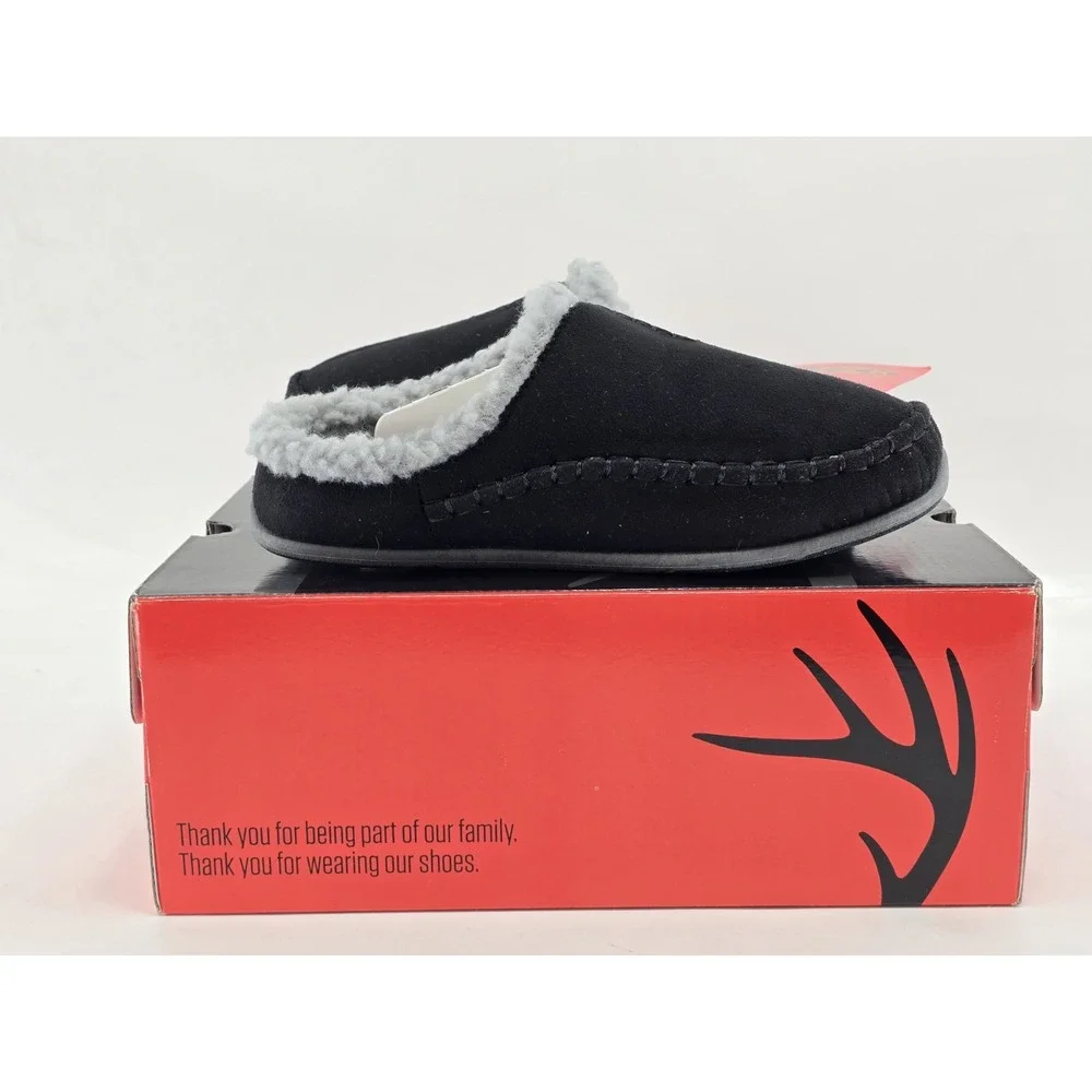 NIB Deer Stags Lil Nordic Slipper - Size 3M‎ Unisex Big Kid - Color Black